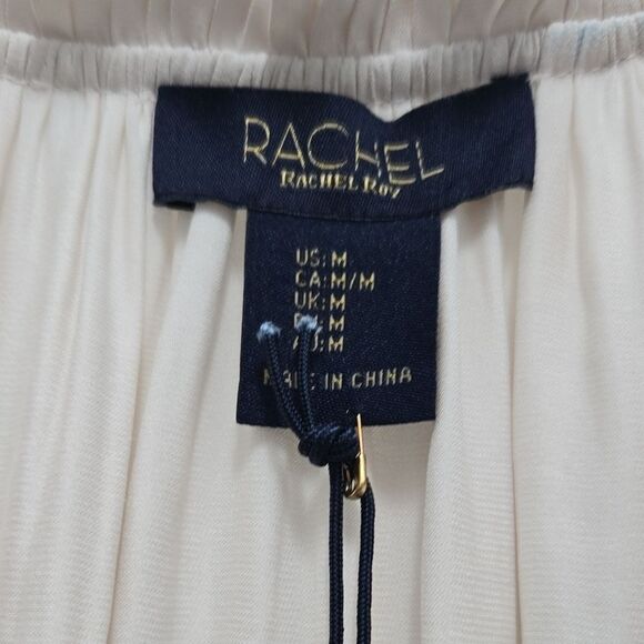 Rachel Cream Blouse with Tie Neck - Picture 2 of 4